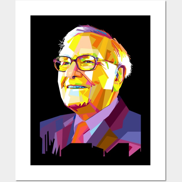 WARREN BUFFET Wall Art by Vector Baturaja